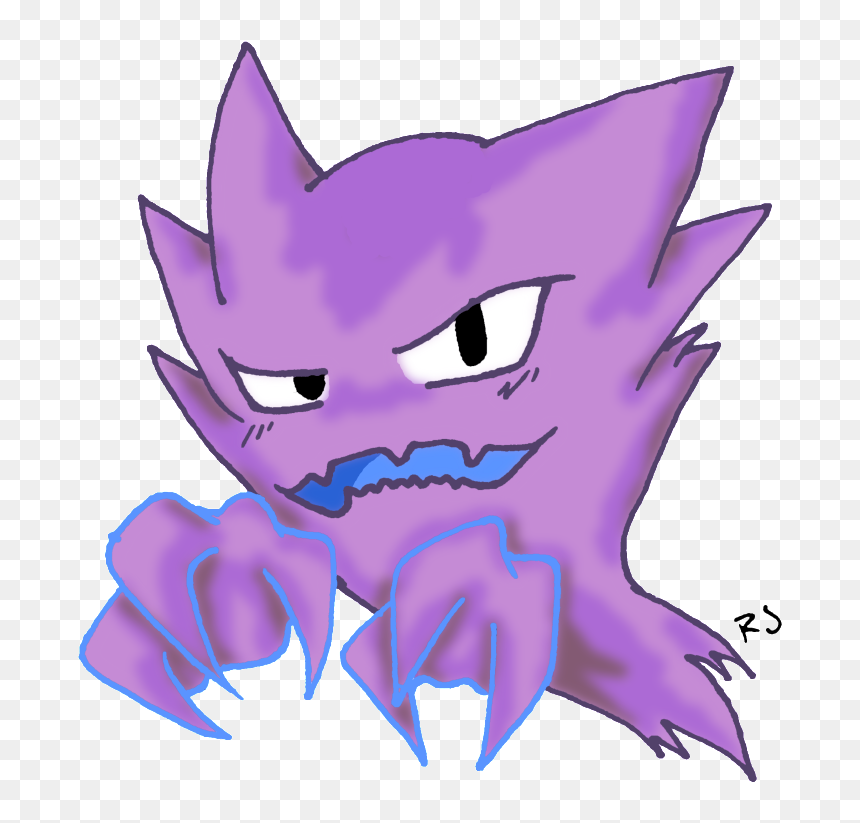Shiny Haunter By Rosierjay-d5eqqpo - Haunter Shiny Fanart, HD Png Download - haunter png