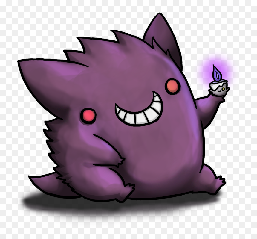 48 Images About <3gastly Haunter Gengar On We Heart - Gengar Cute, HD Png Download - haunter png