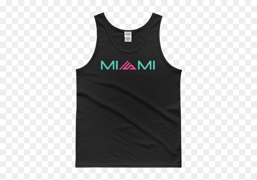 Sleeveless Shirt, HD Png Download - miami skyline png