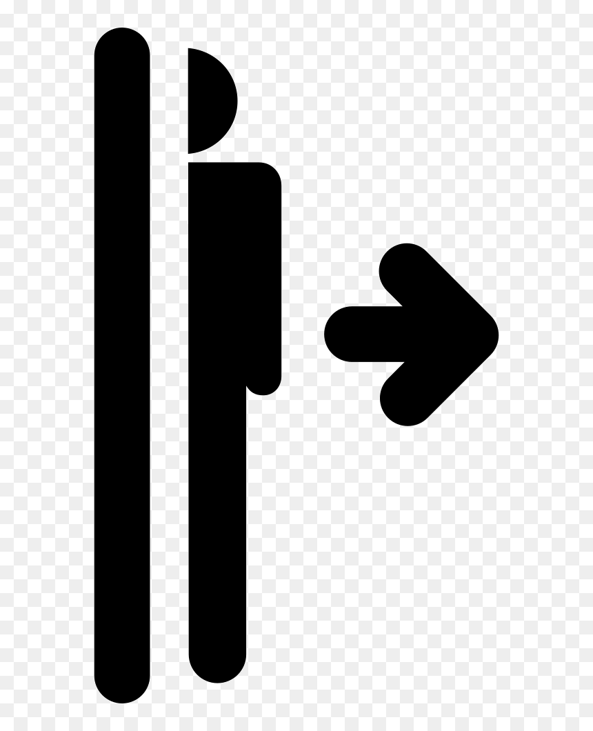 Right Exit Sign, HD Png Download - exit sign png