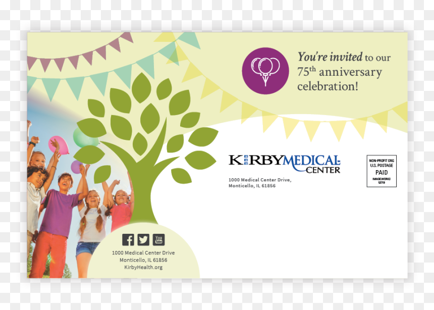 Kirby Medical Center Postcard - Flyer, HD Png Download - postcard png