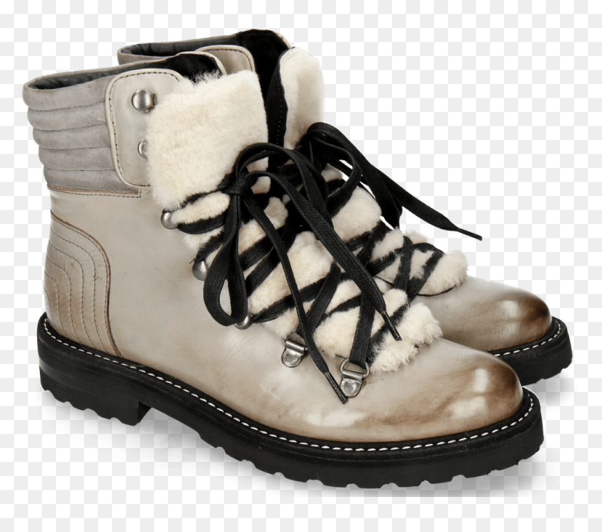 Ankle Boots Bonnie 10 Morning Grey Sherling Camel Chilena - Steel-toe Boot, HD Png Download - bonnie png