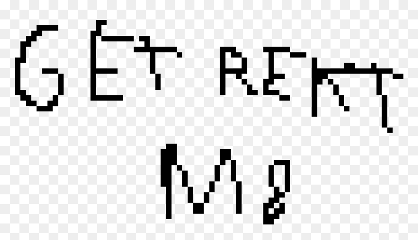 Black-and-white, HD Png Download - rekt png