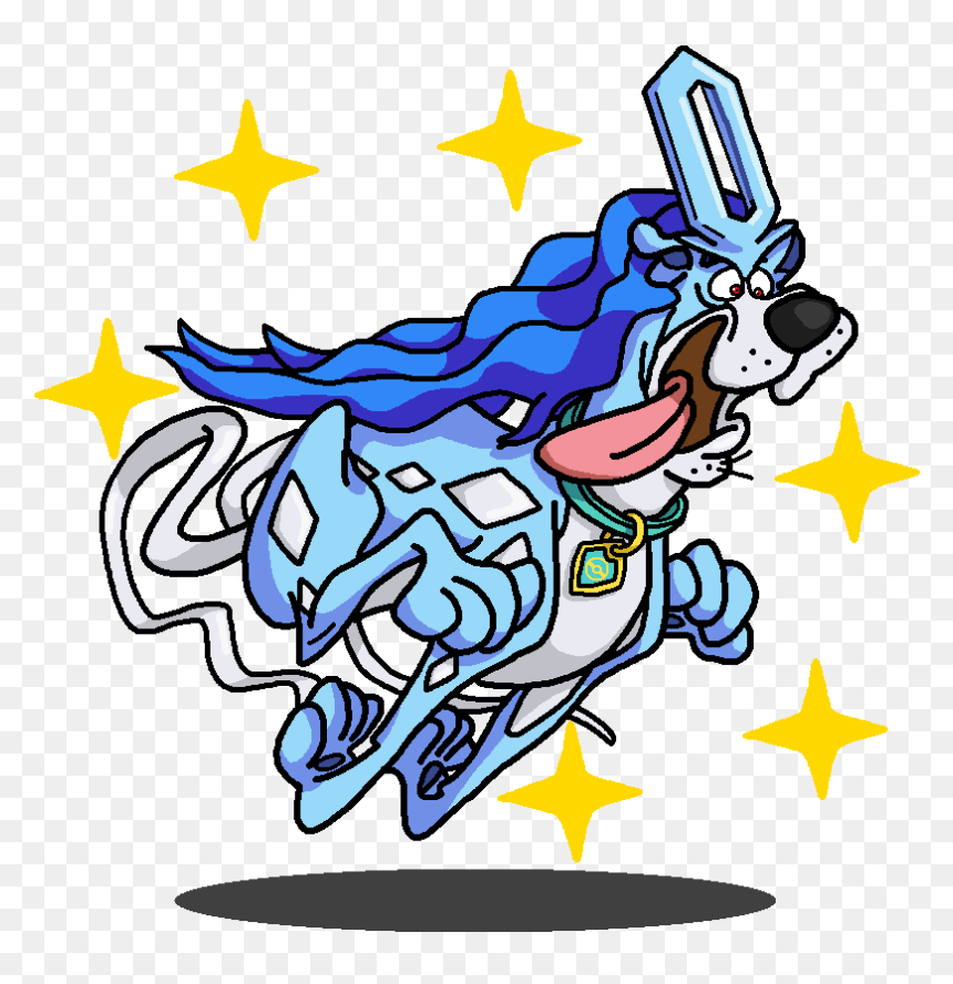 Shiny Suicune Scooby Doo By Shawarmachine - Suicune Scooby Doo, HD Png Download - suicune png