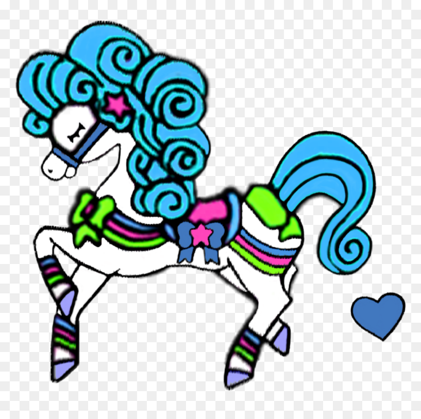 #kawaii #pony #carrousel #carrosel #carrusel #caballo - Pony, HD Png Download - caballo png