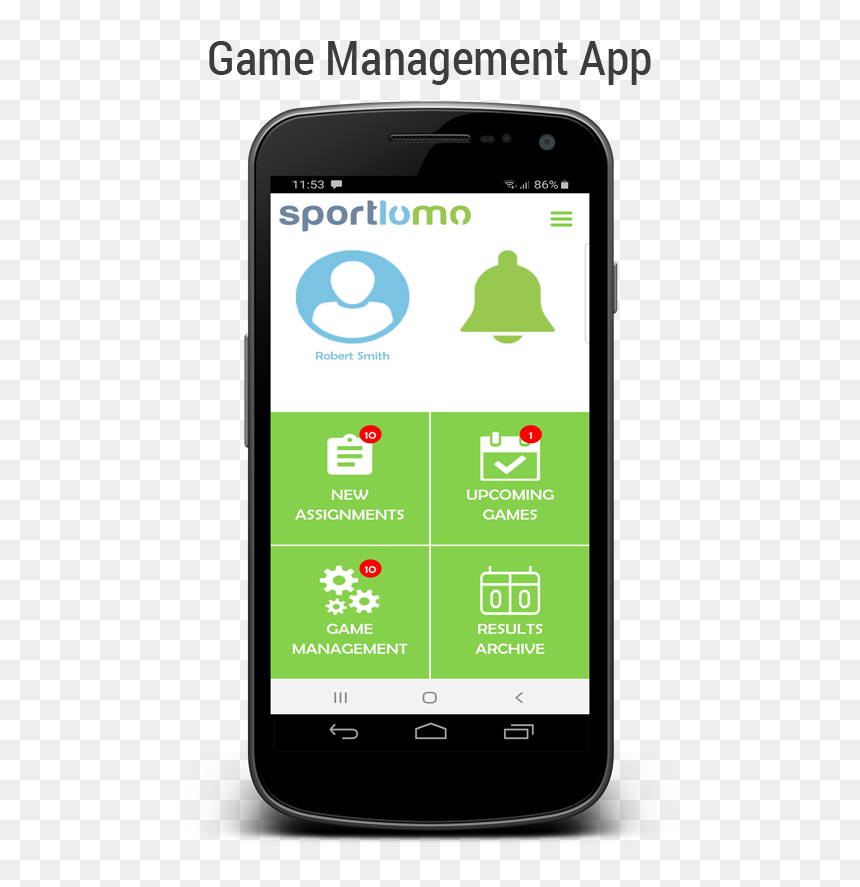 Game Management App, Assign Officials, Return Scores, - Iphone, HD Png Download - referee png