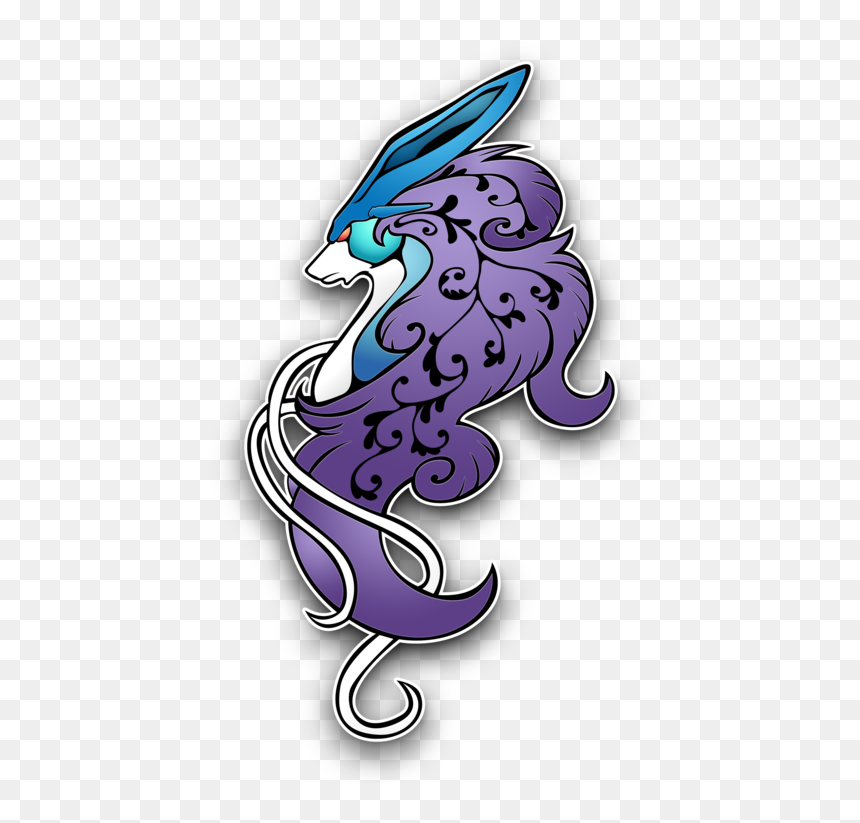 View 1436979744643 , - Suicune Logo, HD Png Download - suicune png