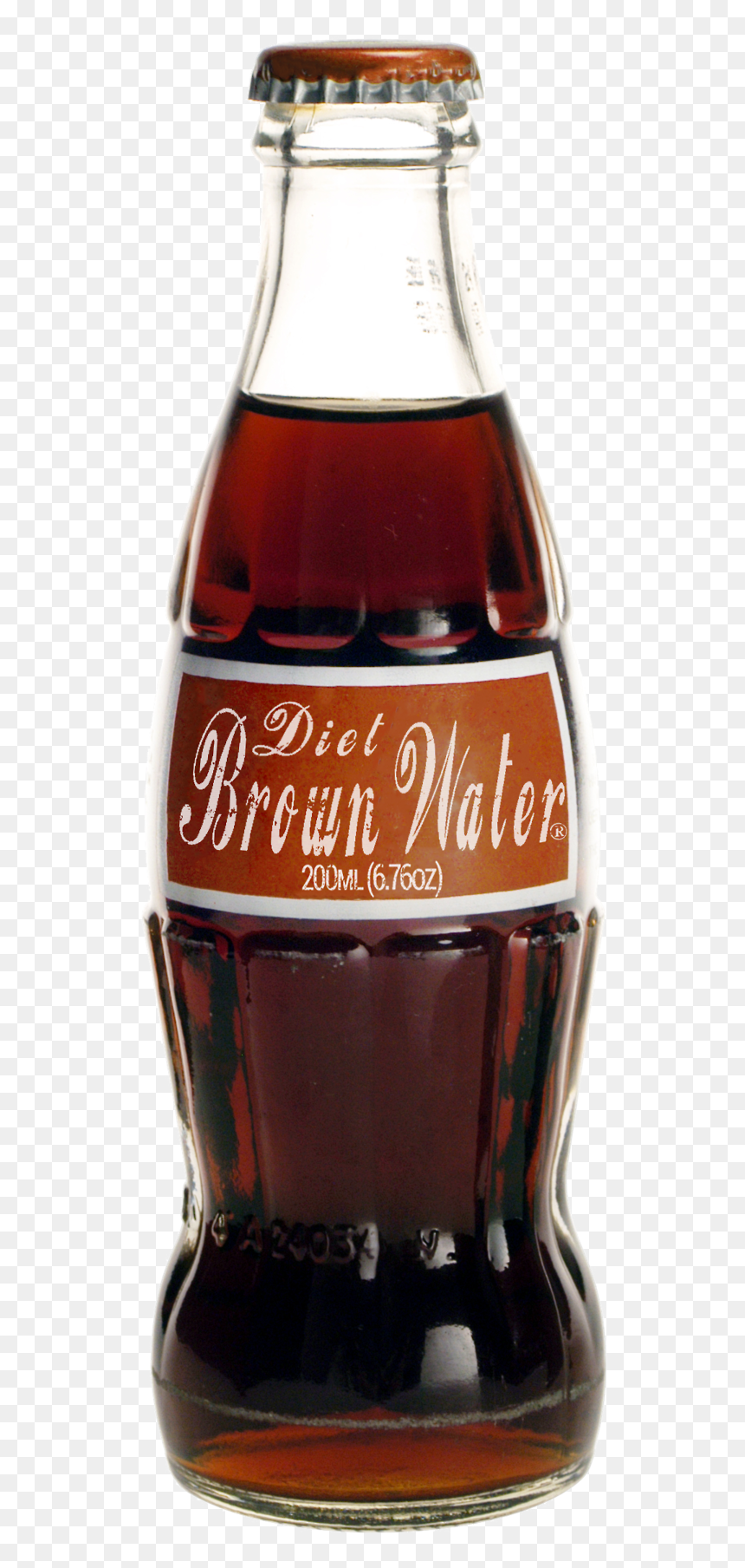 Brown Water & Diet Brown Water Are Semi-caramel Flavoured - Coke Bottle Png, Transparent Png - sodas png