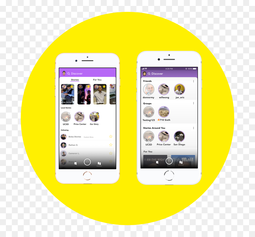 Iphone, HD Png Download - snapchat screen png