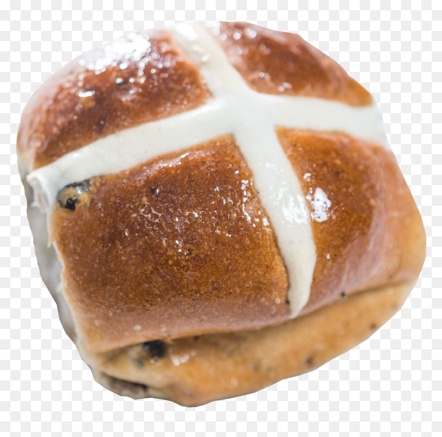 Easter Traditional Cutout - Clipart Hot Cross Bun, HD Png Download - bun png