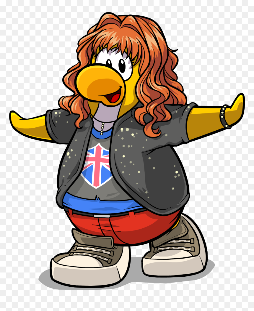 Club Penguin Cece Rocky, HD Png Download - club penguin png
