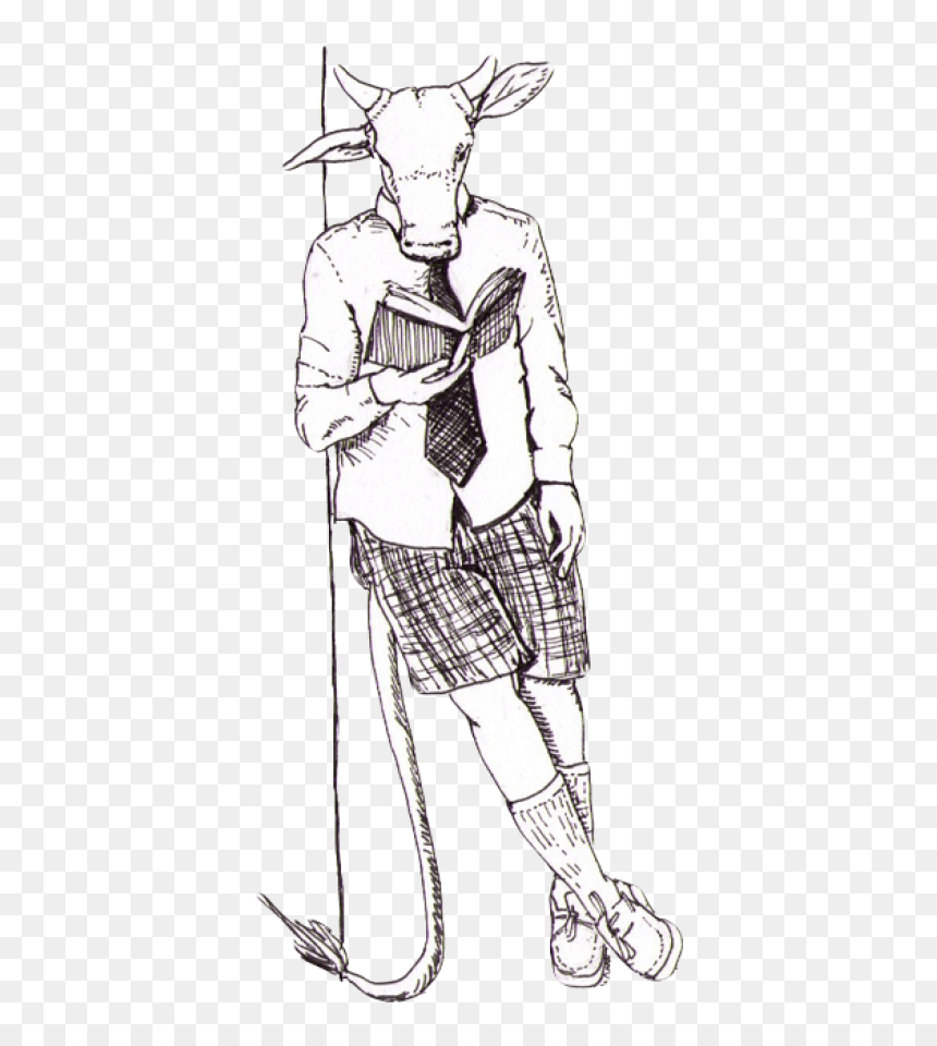 Free Png Download Reading Minotaur Png Images Background - Sketch, Transparent Png - minotaur png