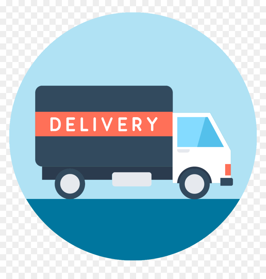 Delivery Icon Png, Transparent Png - moving truck png