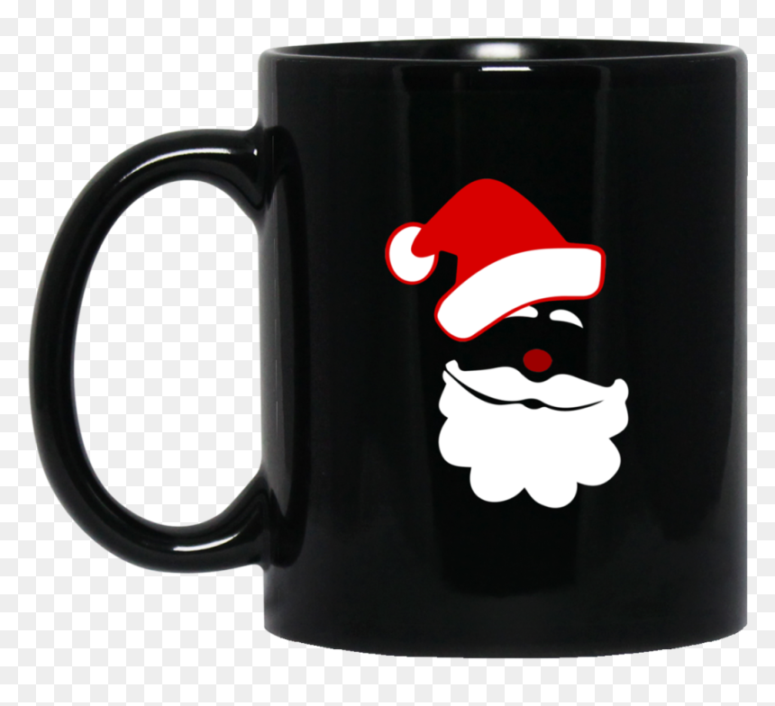 Santa Face, Santa Beard Mugs - Download, HD Png Download - santa face png