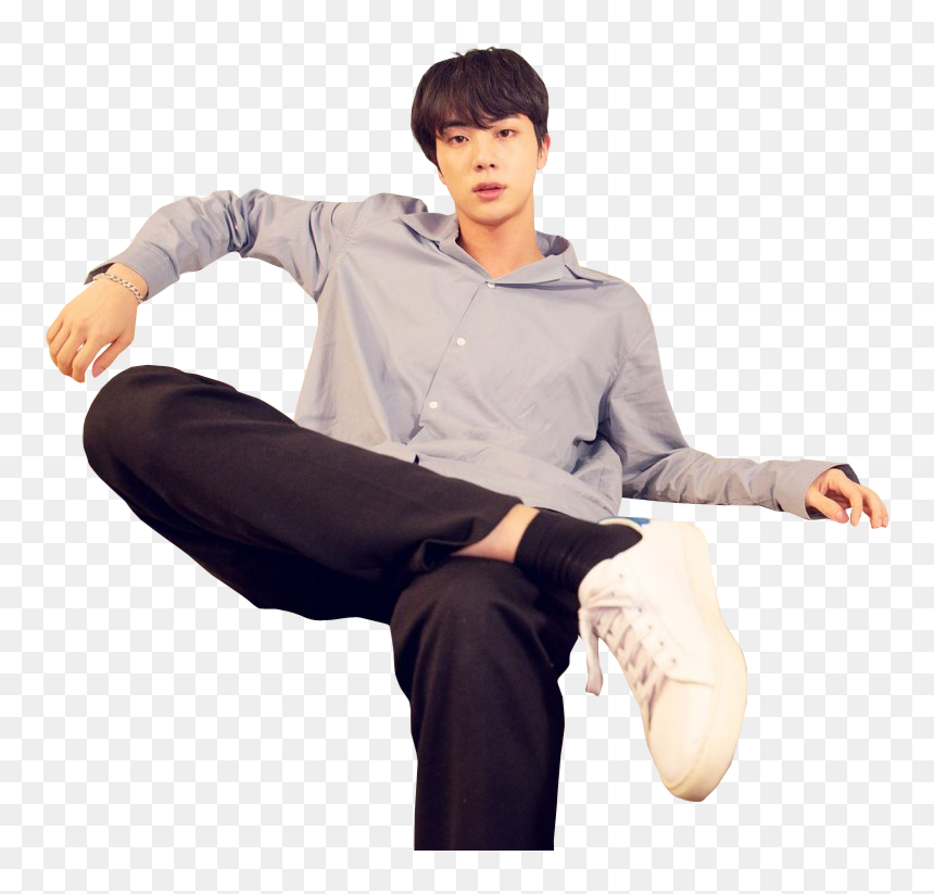 Jin, Overlay, And Png Image - Kim Seokjin Jin Sitting, Transparent Png - jin png