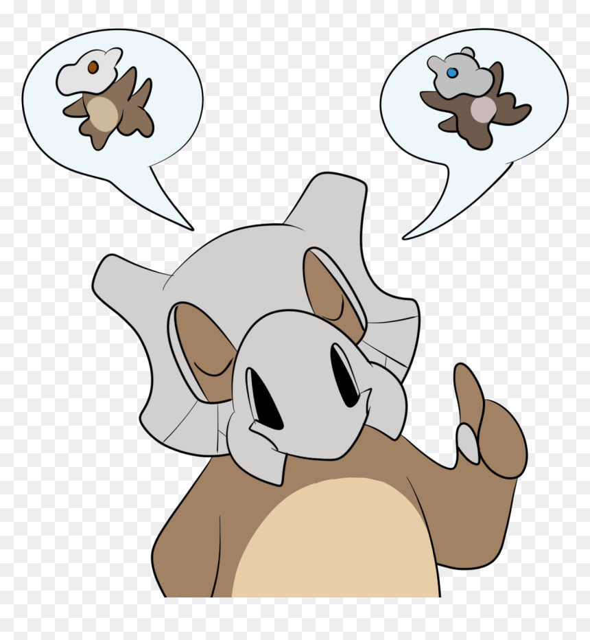 Cubone Love, HD Png Download - cubone png