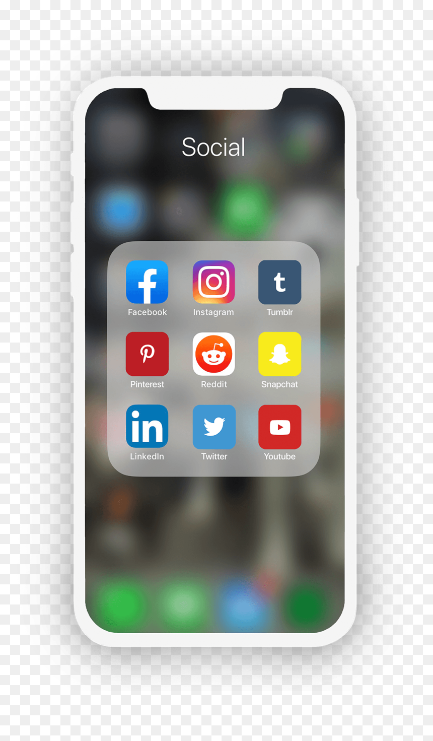 Social Media Screening - Phone Social Media Png, Transparent Png - snapchat screen png