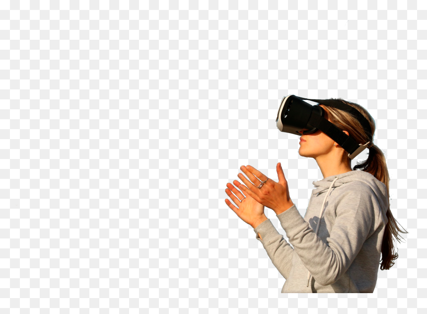 Realidad Virtual Chica - Realidad Virtual Png Transparente, Png Download - imagenes en png