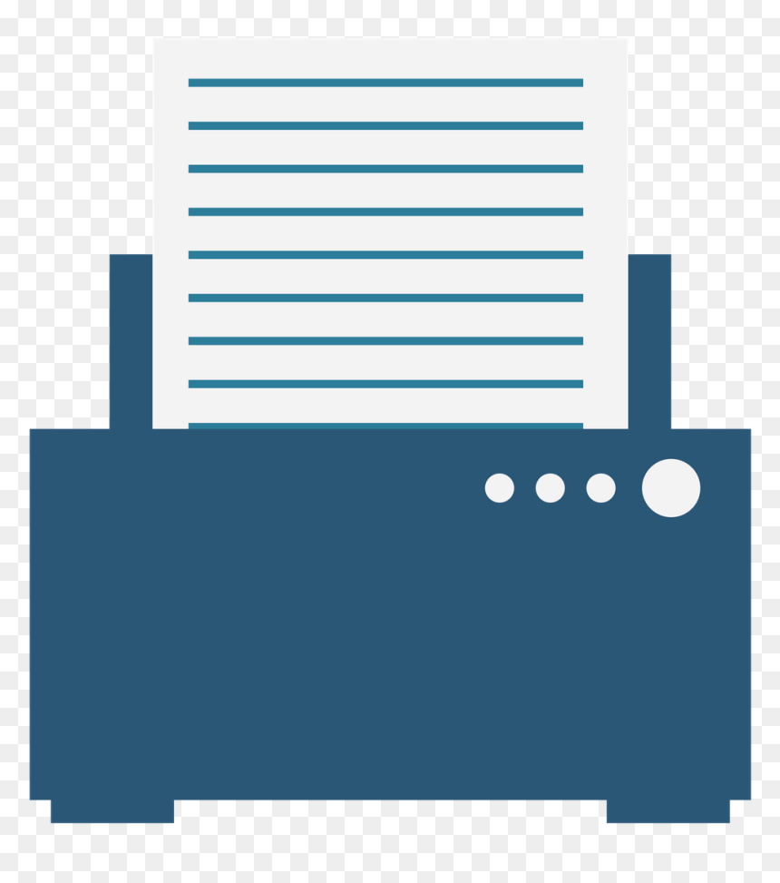 Clip Art, HD Png Download - print icon png