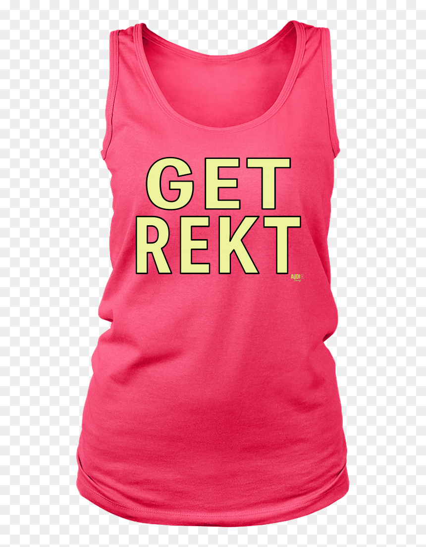 Get Rekt Ladies Tank Top - Active Tank, HD Png Download - rekt png