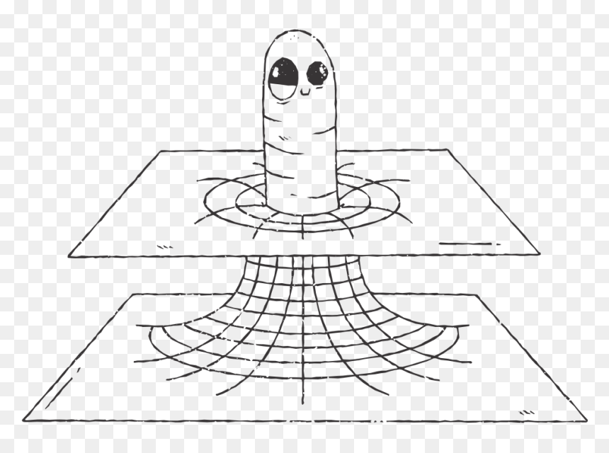 Line Art, HD Png Download - wormhole png