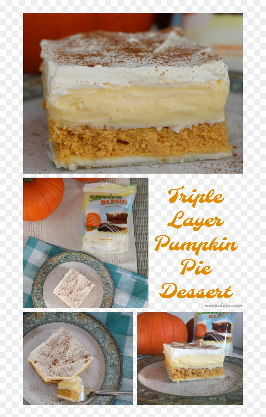 A Picture Collage Of Triple Layer Pumpkin Pie Dessert - Lestari, HD Png Download - pumpkin pie png