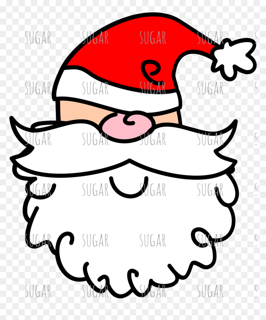 Sublimation Transfer Clipart , Png Download, Transparent Png - santa face png