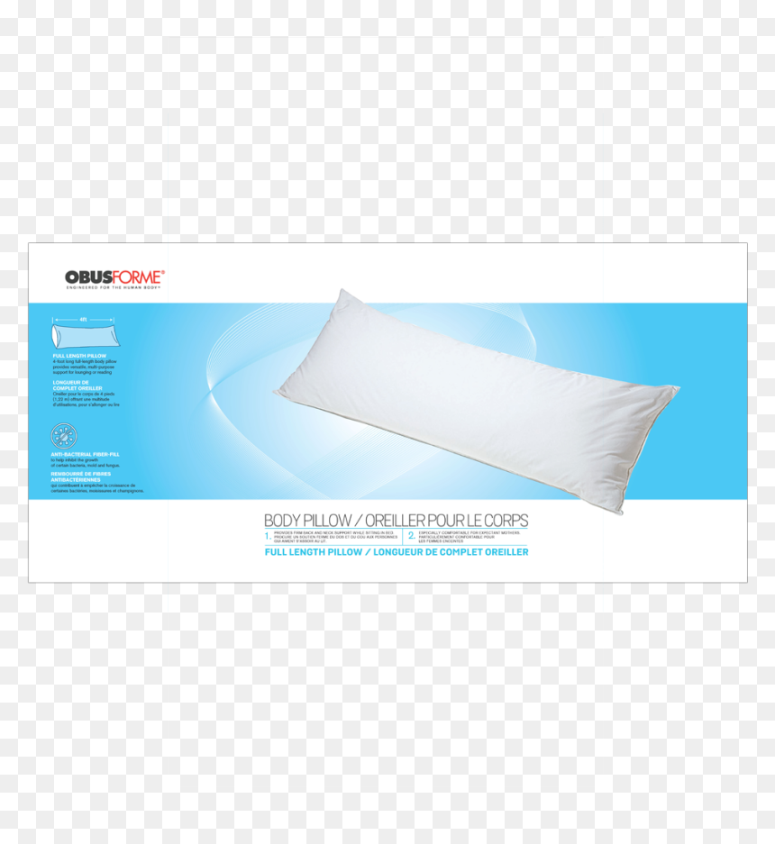 The Obusforme Body Pillow - Pillow, HD Png Download - body pillow png