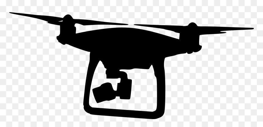 8 Drone Silhouette Png Transpa - Silhouette, Transparent Png - drone icon png