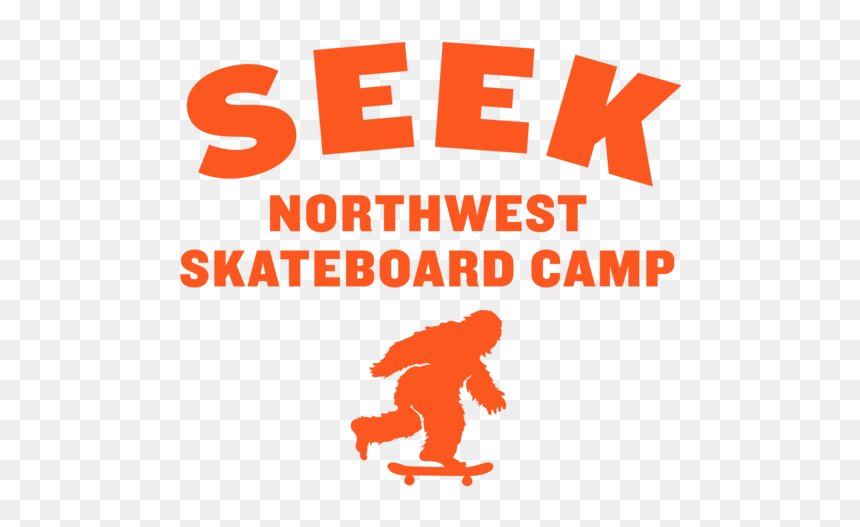 Seek Logo-01 - Longboarding, HD Png Download - skateboarder png