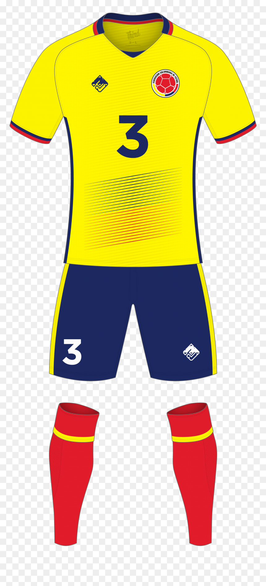 Colombia World Cup 2018 Concept - England 2018 Kit Concept, HD Png Download - colombian flag png