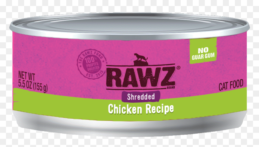 Rawz Chicken Shredded Cat Can, 3-oz - Box, HD Png Download - felix the cat png
