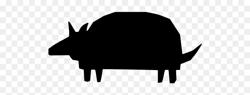 Pet Armadillo Silhouette - Mammal, HD Png Download - armadillo png