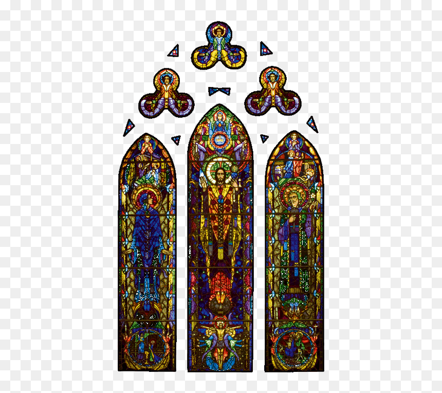 The Adoration Of The Magi - Stained Glass, HD Png Download - stained glass png