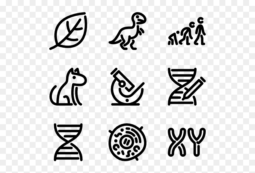 Biology Drawing Cute Transparent & Png Clipart Free - Friendship Icon Vector, Png Download - biology png