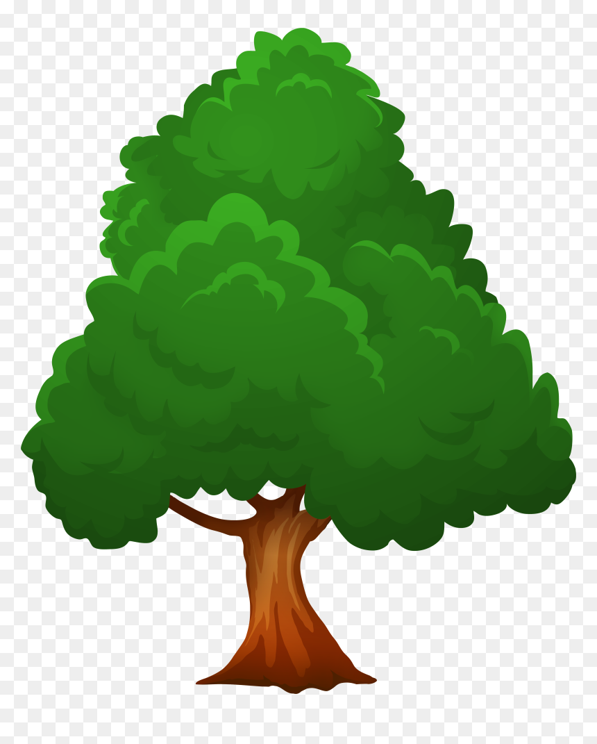 Big Green Tree Png Clip Art, Transparent Png - tree clip art png