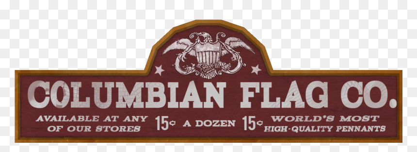 Bioshock Wiki - Label, HD Png Download - colombian flag png