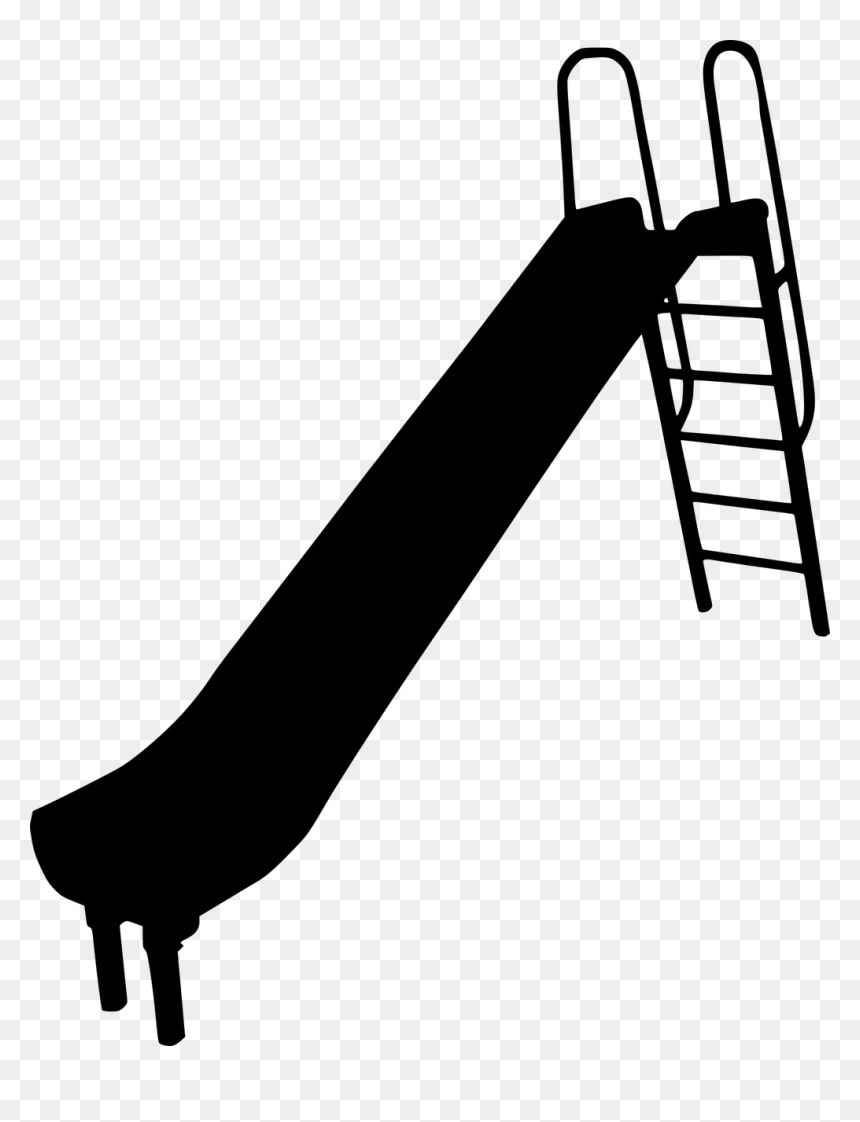 Slide Silhouette, HD Png Download - slide png