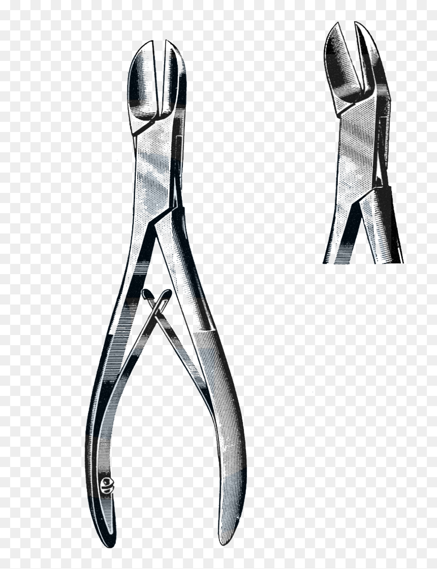 Liston Bone Cutting Forceps, Angular, 7 1/2 - Needle-nose Pliers, HD Png Download - liston png