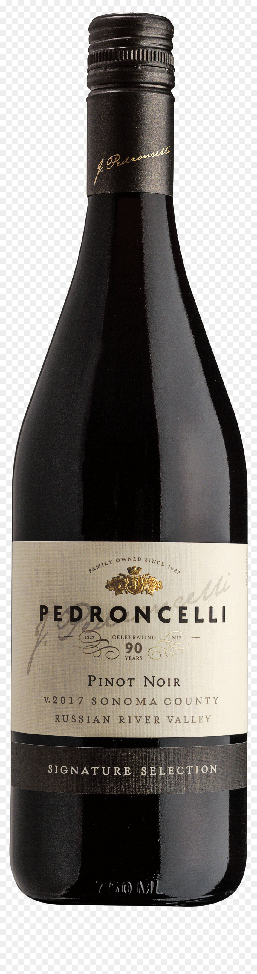 2017pinot 90th - Red Wine, HD Png Download - wine bottles png