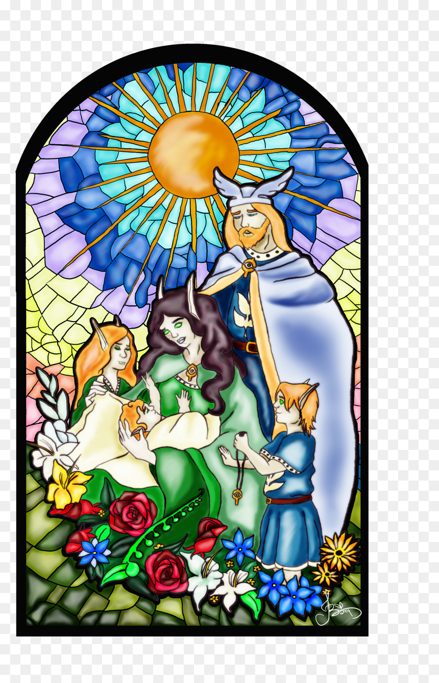 Stained Glass, HD Png Download - stained glass png
