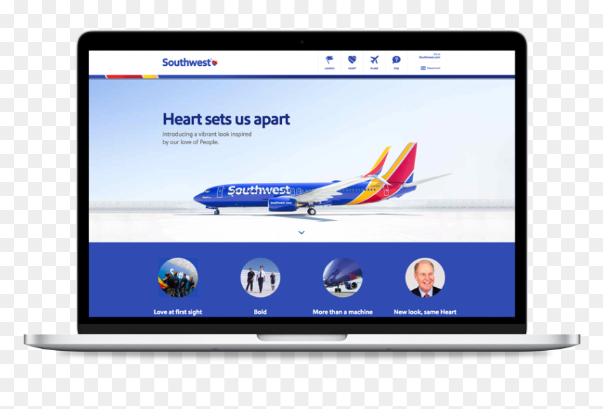 Laptop, HD Png Download - southwest airlines logo png
