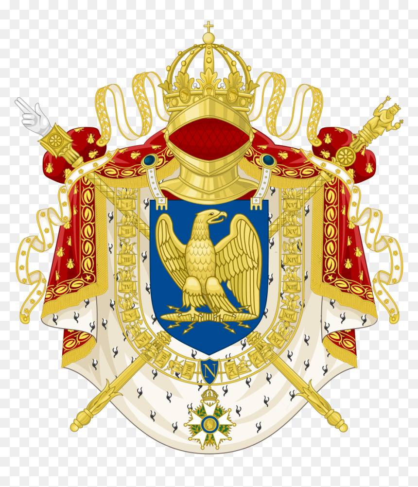 French Imperial Coat Of Arms, HD Png Download - coat of arms png