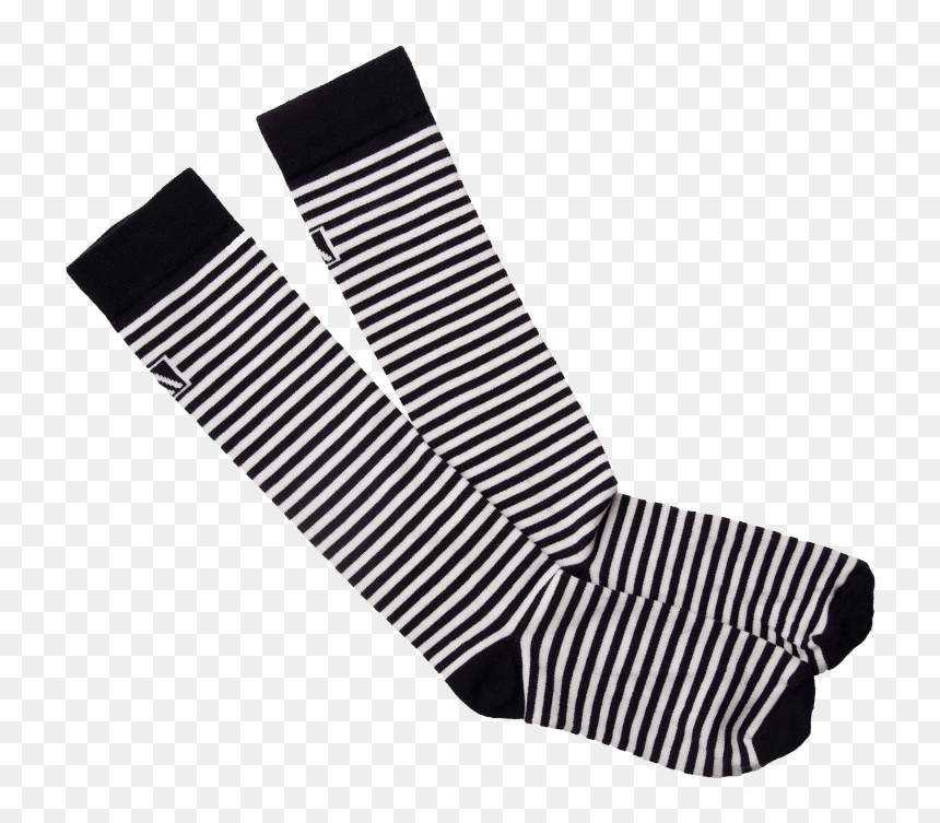 Sock, HD Png Download - white stripes png