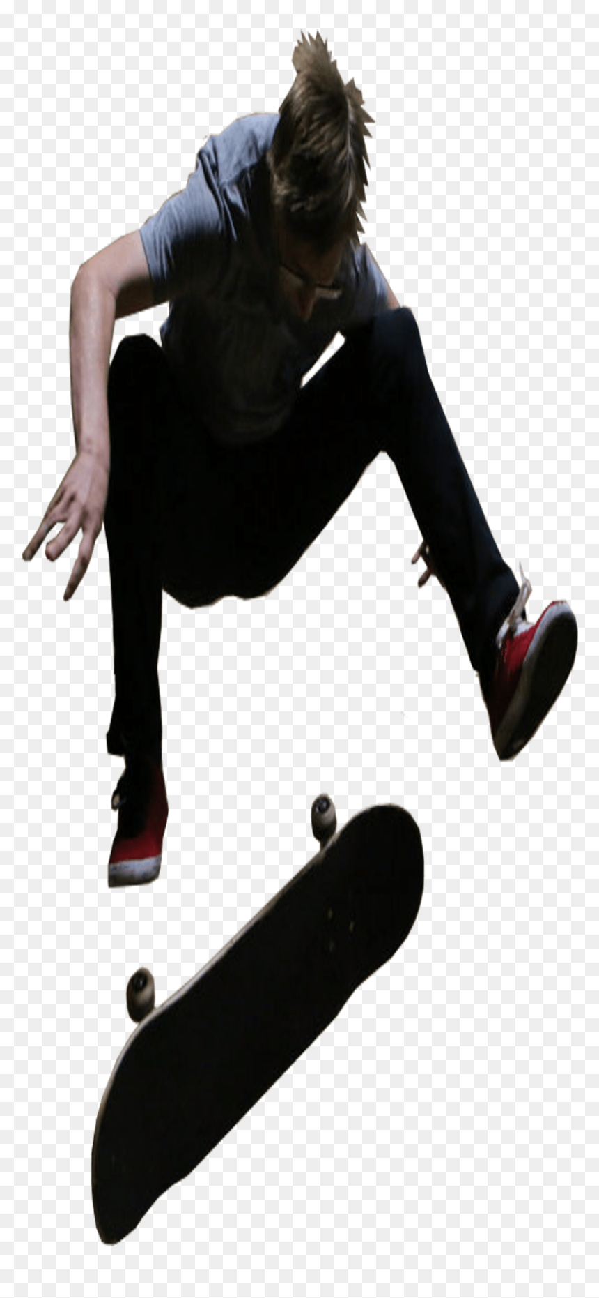 Kickflip, HD Png Download - skateboarder png