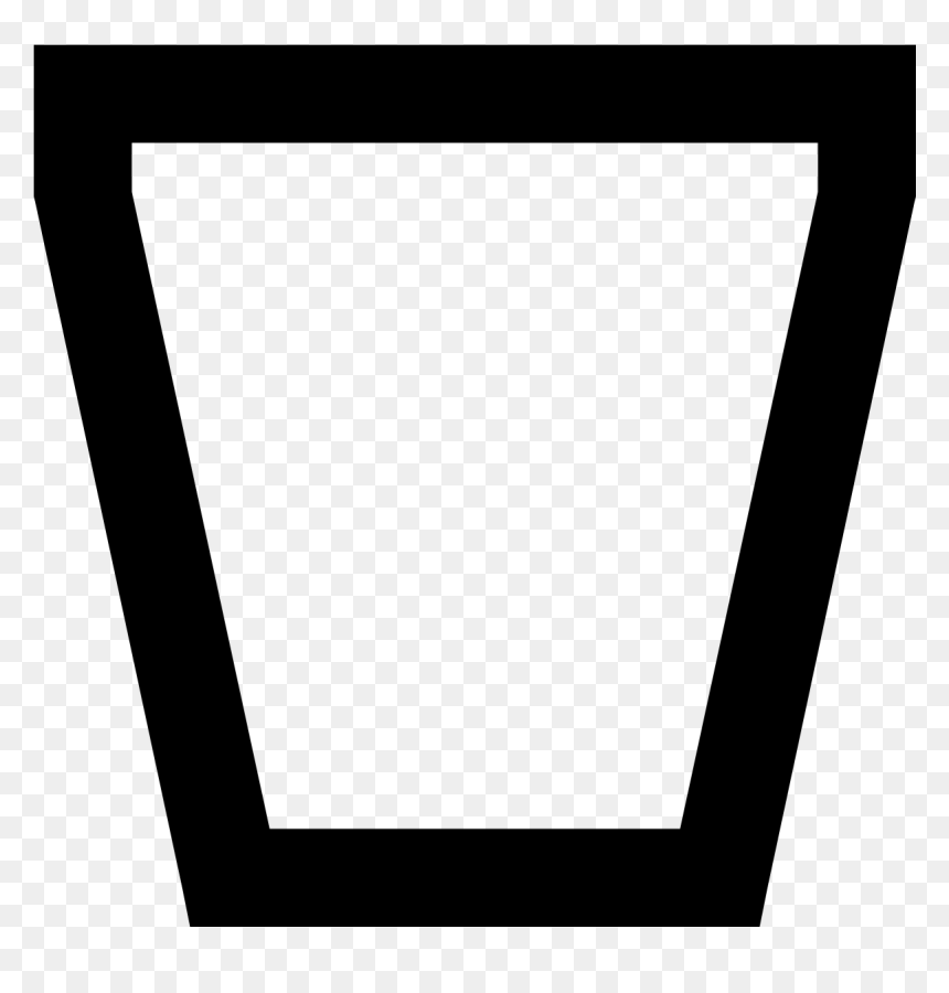 Empty Trash Icon - Flower Pot Clip Art, HD Png Download - trash pile png