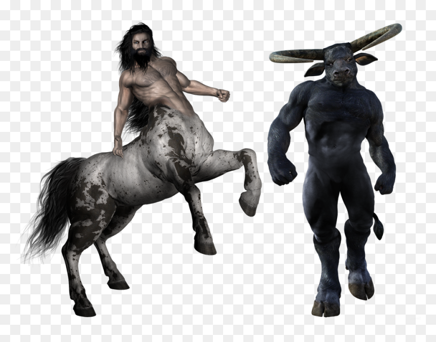 Diferencia Entre Minotauro Y Centauro, HD Png Download - minotaur png