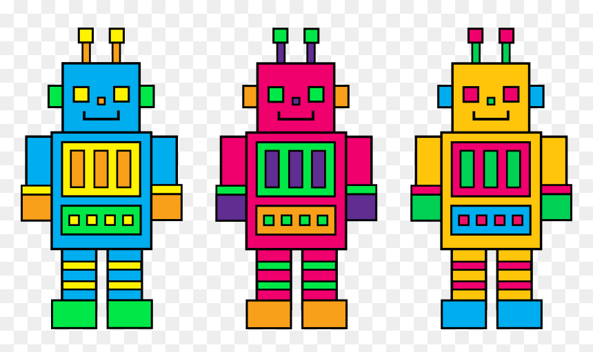 Clip Art Robots - Robot Clipart, HD Png Download - robots png