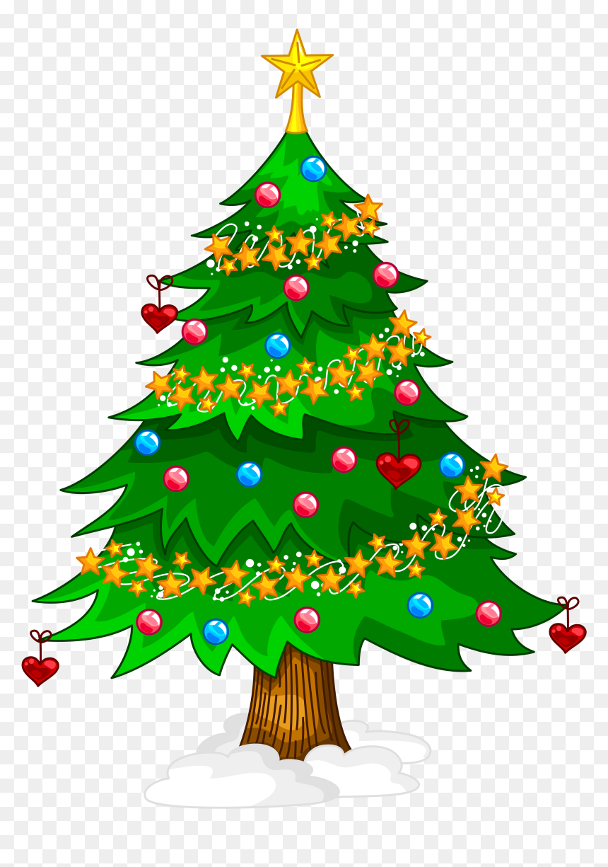 Christmas Tree Clip Art Png - Christmas Tree Png Hd, Transparent Png - tree clip art png