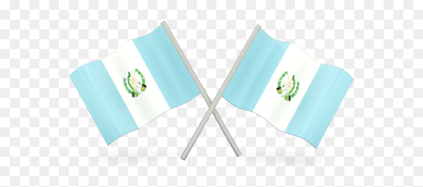 Two Wavy Flags - Transparent Guatemala Flag Png, Png Download - guatemala flag png